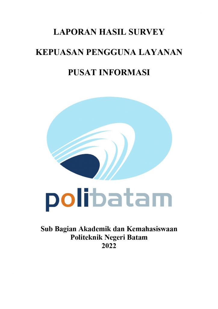 Laporan Hasil Survey Kepuasan Layanan Pusat Informasi